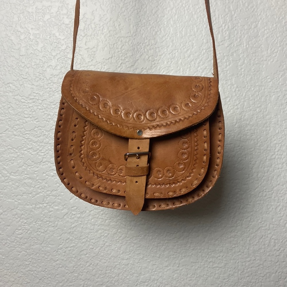 Handmade leather purse